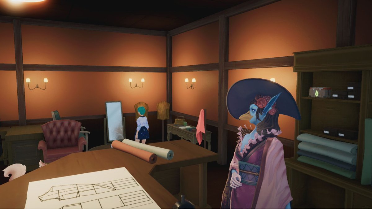 TalesOfSeikyu's tweet image. To customize your existing character , craft a mirror with wood and copper bars.. OR you can use the lovely Miss Ama&apos;s mirror in her shop🪞 

#TalesofSeikyu #Customization #FantasyLifeSim