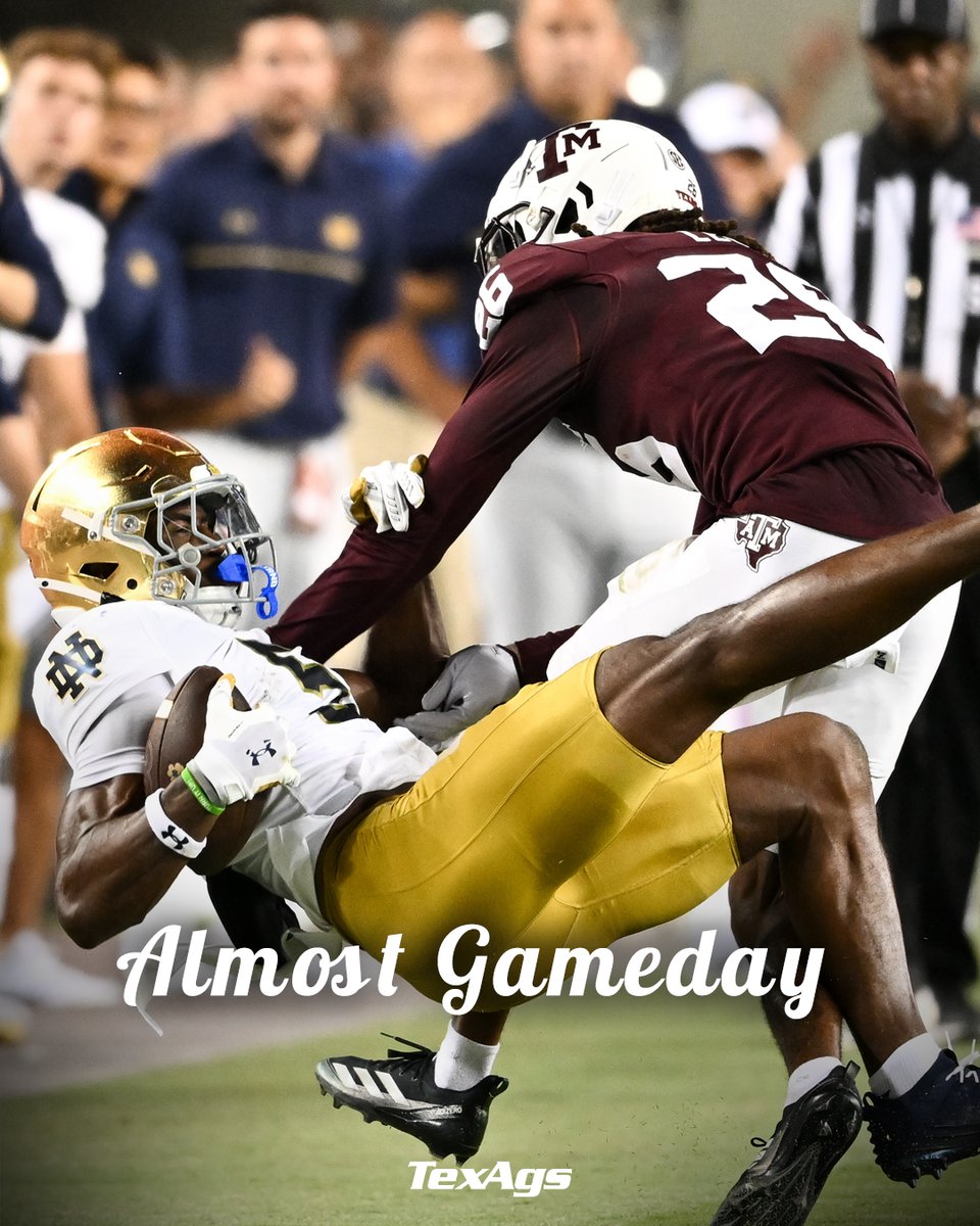 TexAgs's tweet image. #AlmostGameday 🏈👀

#Week3 | #GigEm
