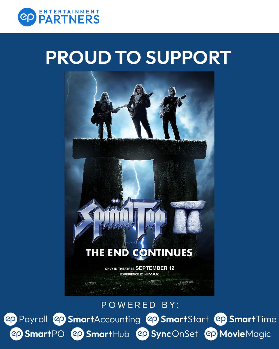 EntPartners's tweet image. #StephenKing&apos;s novel is adapted for the big screen, #SpinalTapII fires up a surprising reunion tour and the #paramedic comedy #Code3 all hit theaters this weekend. 

#EPpaid #proudtosupport #weekendwatch