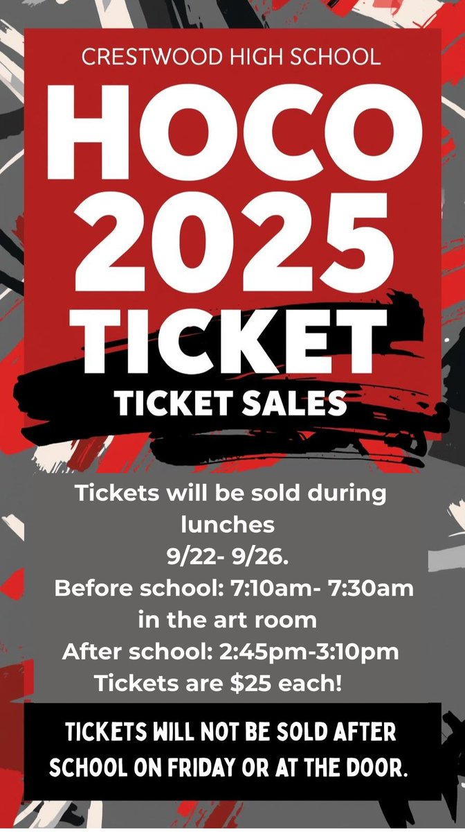 Homecoming is coming up soon! Be sure to check your emails to vote for court and for King and Queen.