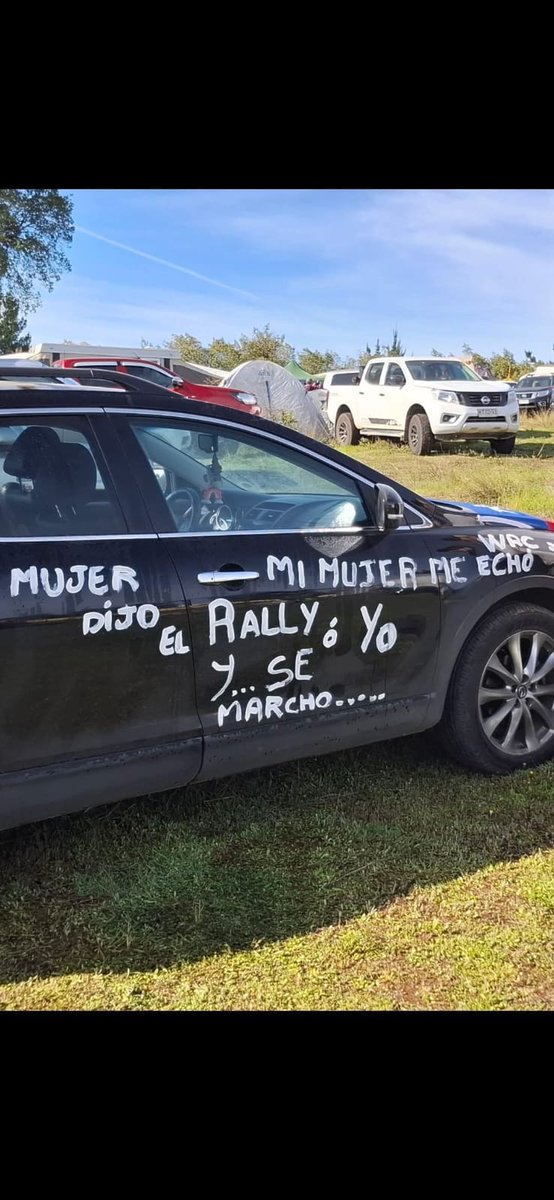 Hay prioridades...😂
#WRC 
#RallyChile 
#Fun