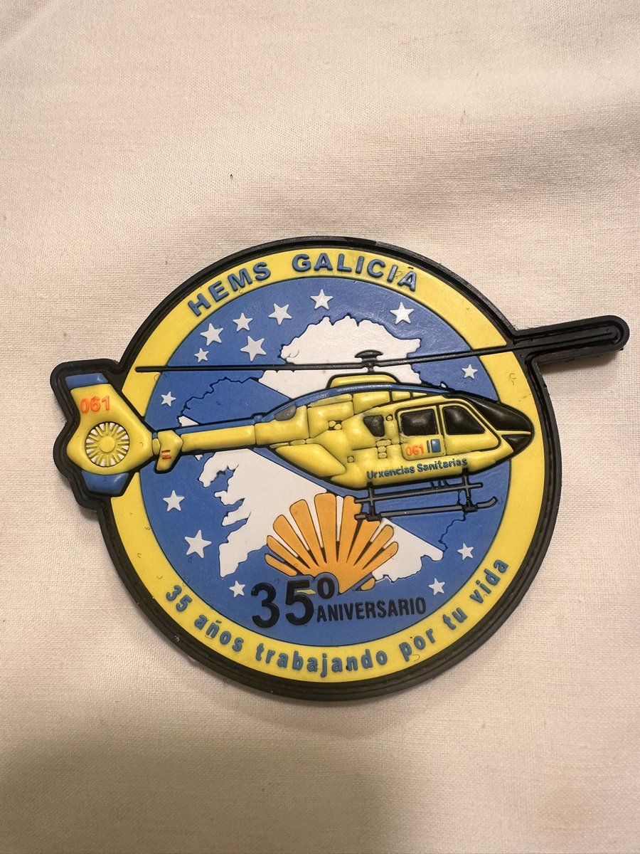 Seguimos de aniversario #HEMS #Emergencias #Galicia #35añoscontigo