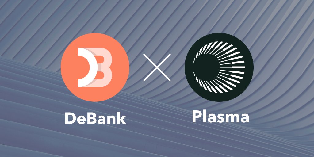 1/3

Plasma eco is now integrated in debank.com! 
<a href="/PlasmaFDN/">PlasmaFDN</a> 

1st batch of supported protocols: 
<a href="/Uniswap/">Uniswap Labs 🦄</a> <a href="/CurveFinance/">Curve Finance</a>