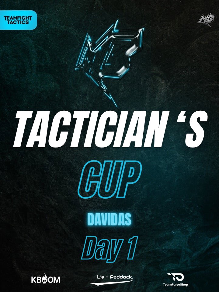 Ce week end, <a href="/Davidas202/">Davidas</a> nous représentera pour la tactician’s cup!💙

🕙10PM
📺 twitch.tv/davidas202

#MindToWin