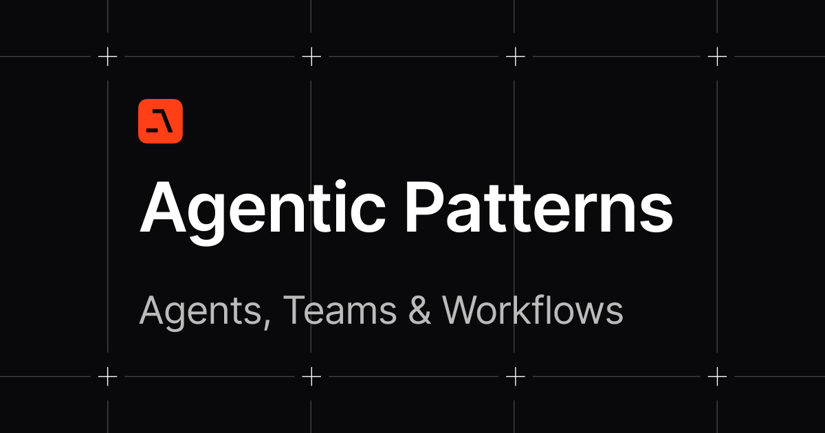 ashpreetbedi's tweet image. 3 patterns every Agent Engineer should master: Agents, Teams, and Workflow
A quick breakdown 🧵