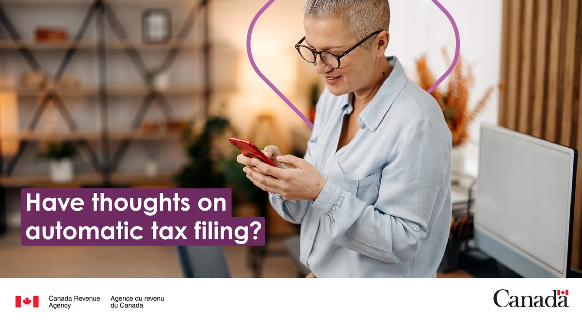 📣 Community organizations, help shape the future of our SimpleFile services. Tell us what you think by taking our questionnaire in 15 minutes or less ➡️ ow.ly/Ubtx50WUCuE #CdnTax
