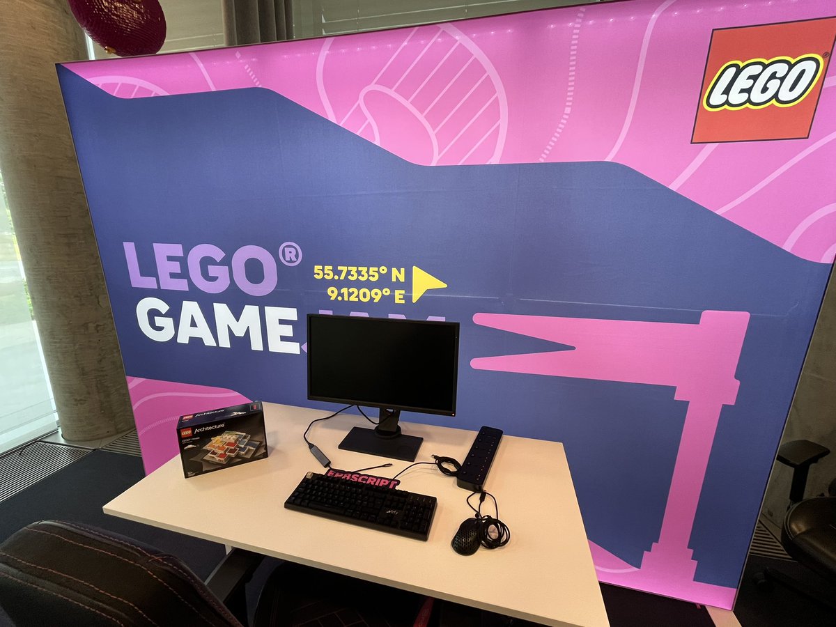 Ep8Script's tweet image. I was thrilled to be invited to take part in a @LEGOFortnite Game Jam two weeks ago! I’m a massive LEGO fan, and it was so exciting to visit The LEGO Group’s incredible campus.
The best part was meeting so many other creators - hopefully the first of many events like this! ❤️
