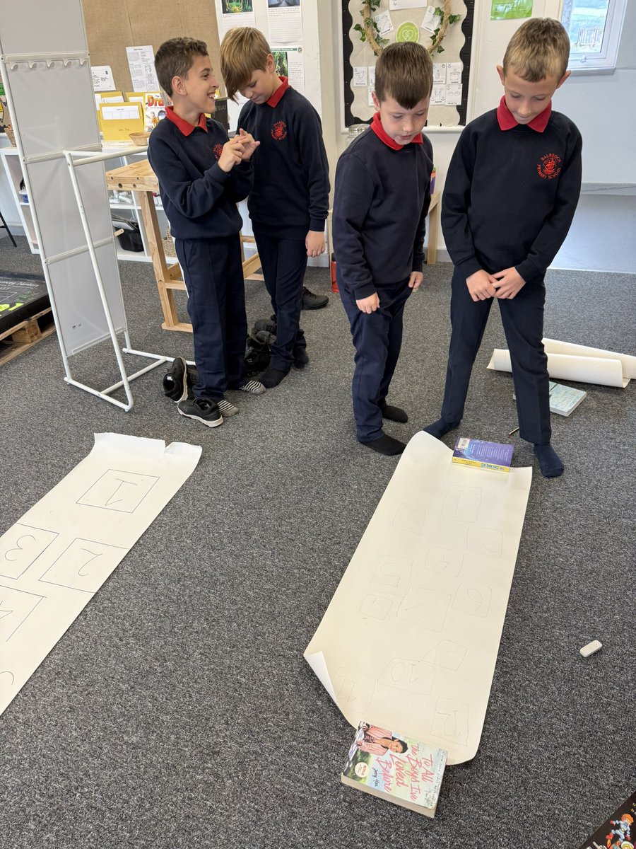Primary 5/6 enjoyed applying their knowledge of skip counting to some play-based activities today!

They were able to create their own hopscotch game counting in 2s, 3s and 5s. Can you challenge yourself to count in some trickier patterns?