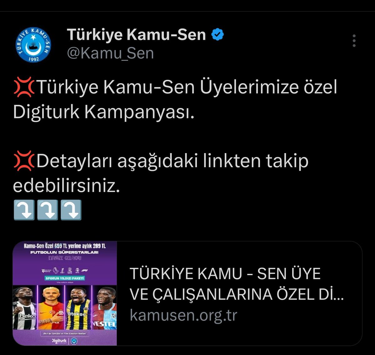 En büyük 2 memur konfederasyonundan memur zamlarıyla ilgili çok önemli açıklama geldi 🤔
<a href="/_aliyalcin_/">Ali YALÇIN</a> ve <a href="/OnderKahveci/">Önder Kahveci</a> gerçekten memur sendikası temsilcileri olduğunuza emin misiniz
#MemuraEkProtokolŞart