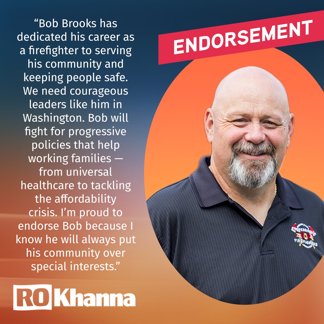 My friend (and PA native) <a href="/RoKhanna/">Ro Khanna</a> has been a champion for working class people. Grateful to have him on board.