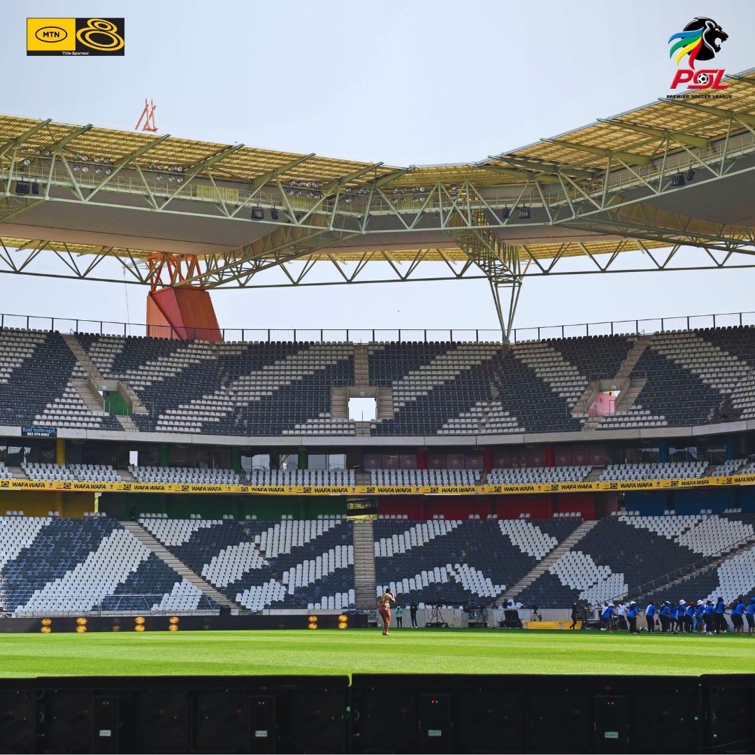 📸: The Mbombela Stadium ahead of the #MTN8 final between <a href="/orlandopirates/">Orlando Pirates</a> and <a href="/StellenboschFC/">Stellenbosch FC</a>.

📆 13 September
🕕 18:00 
📺 SuperSport PSL (Ch. 202) &amp; SABC 2
🏟️ Tickets are sold out (no ticket sales at the venue)
🎟️ Gates open at 14:00
🎉 Pre-match entertainment