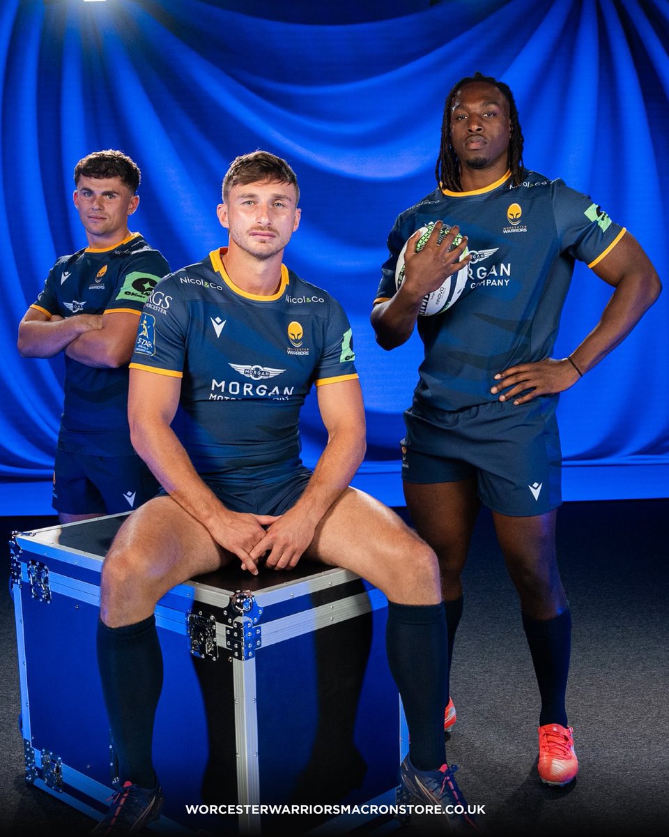 WorcesterMacron's tweet image. The wait is over 💙💛

Worcester Warriors 2025/26 replicas exclusively in-store on the 19th Sept at the Sixways store! ⚔️

#WeBuildTogether #WarriorsReturn #COYW #KitReveal #Macron