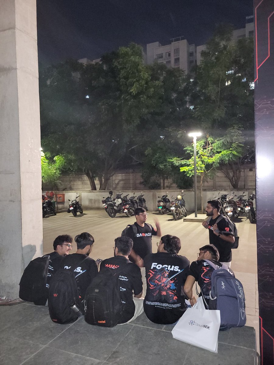 BarracksArmy's tweet image. Great day, hunters! ⚔️ See you tomorrow but the Warzone doesn’t sleep ,competition still on all night 🌙🔥

#barracks #barracksarmy #bsidesahmedabad