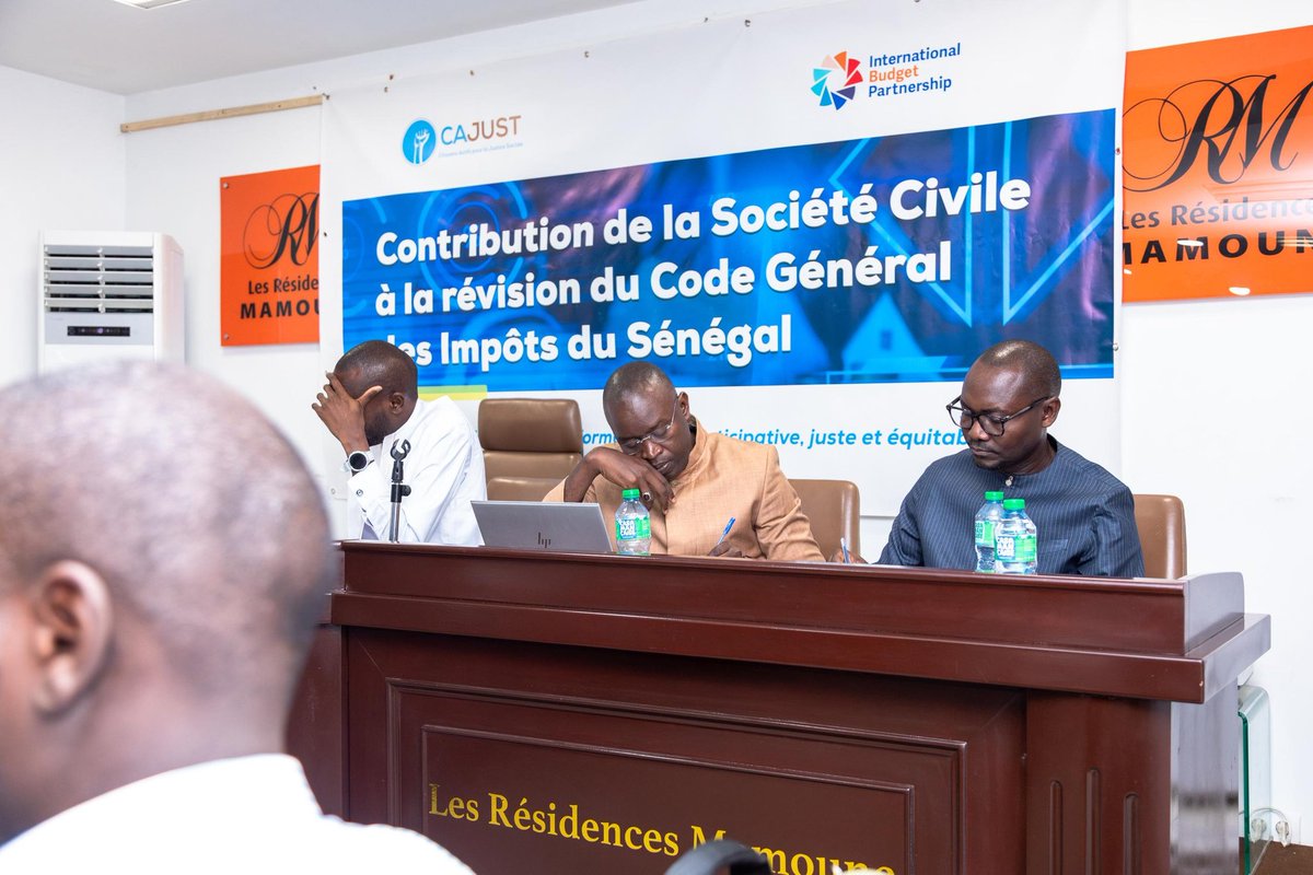 Le Gouvernement a adopté, en Conseil des ministres, le projet de loi portant révision du Code Général des Impôts (CGI).
CAJUST salue cette étape importante et rappelle que, nous avons soumis au Gouvernement du Sénégal la contribution des OSC sur cette réforme.