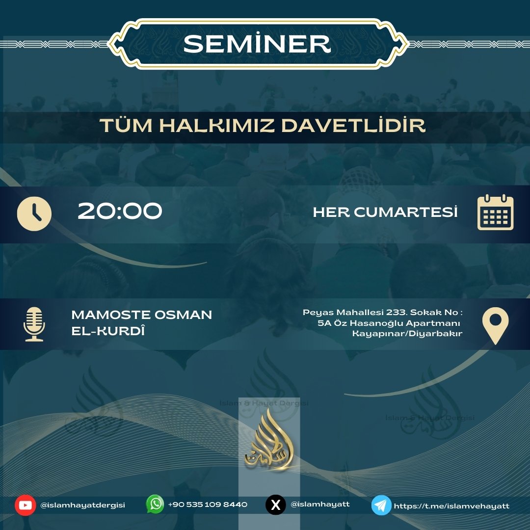 İslam & Hayat Dergisi (@islamhayatt) on Twitter photo 