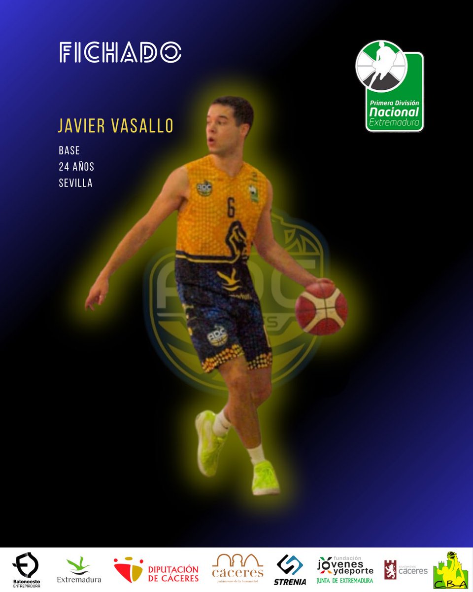 Javier Vasallo. Fichaje ✅

🙌 Javier Vasallo vuelve a la que fue su casa para reforzar al equipo. 

🧩 Con él, ya son 12 las piezas confirmadas de la plantilla para afrontar la temporada 25-26.

💪🏻 Con el fichaje de Javier, damos por cerrada nuestra plantilla.
