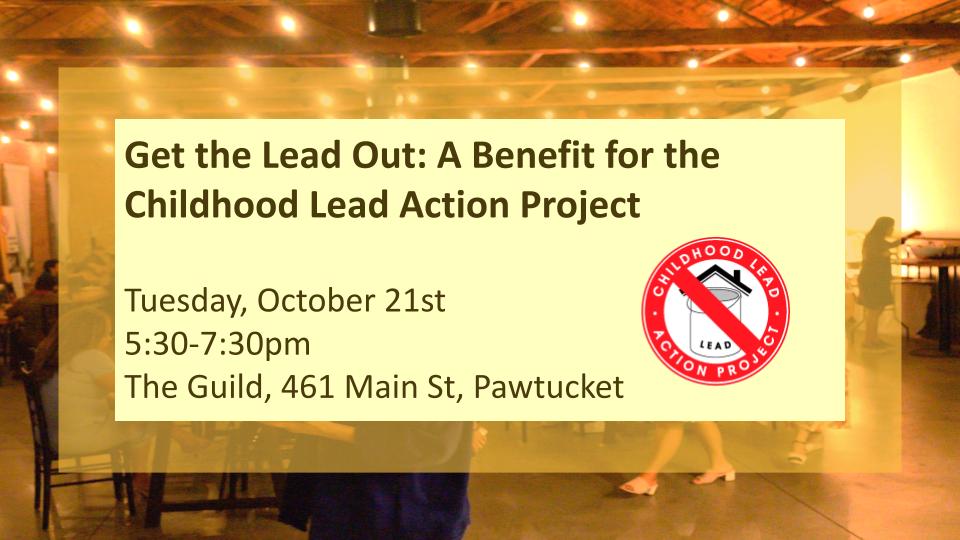 The Childhood Lead Action Project is pleased to announce a fun-filled evening to support our ongoing fight to protect children from lead poisoning. Show your commitment to keeping local families safe from lead and support our mission by buying a ticket!
eventbrite.com/e/get-the-lead…