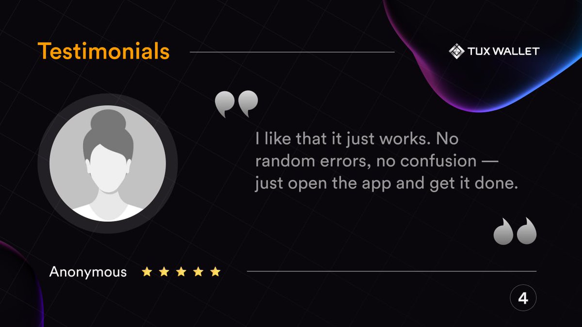 TUX Wallet (@tux_wallet) on Twitter photo ✅✅✅ ✅✅✅