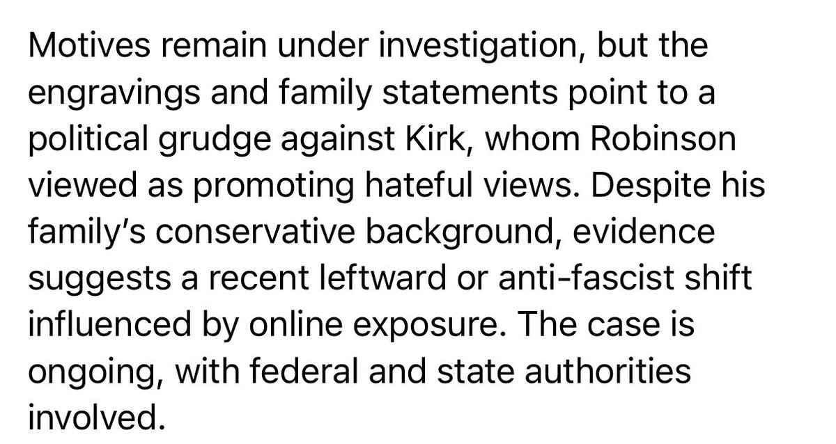 From Grok on the shooter today.