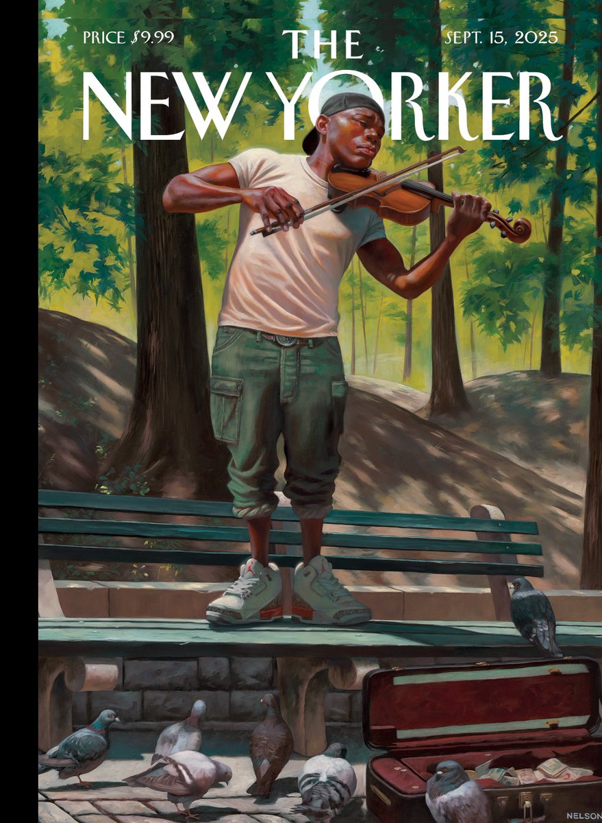 Raquel Ecenarro (@raquelecenarro) on Twitter photo “El solista” 
Portada New Yorker “El solista” 
Portada New Yorker