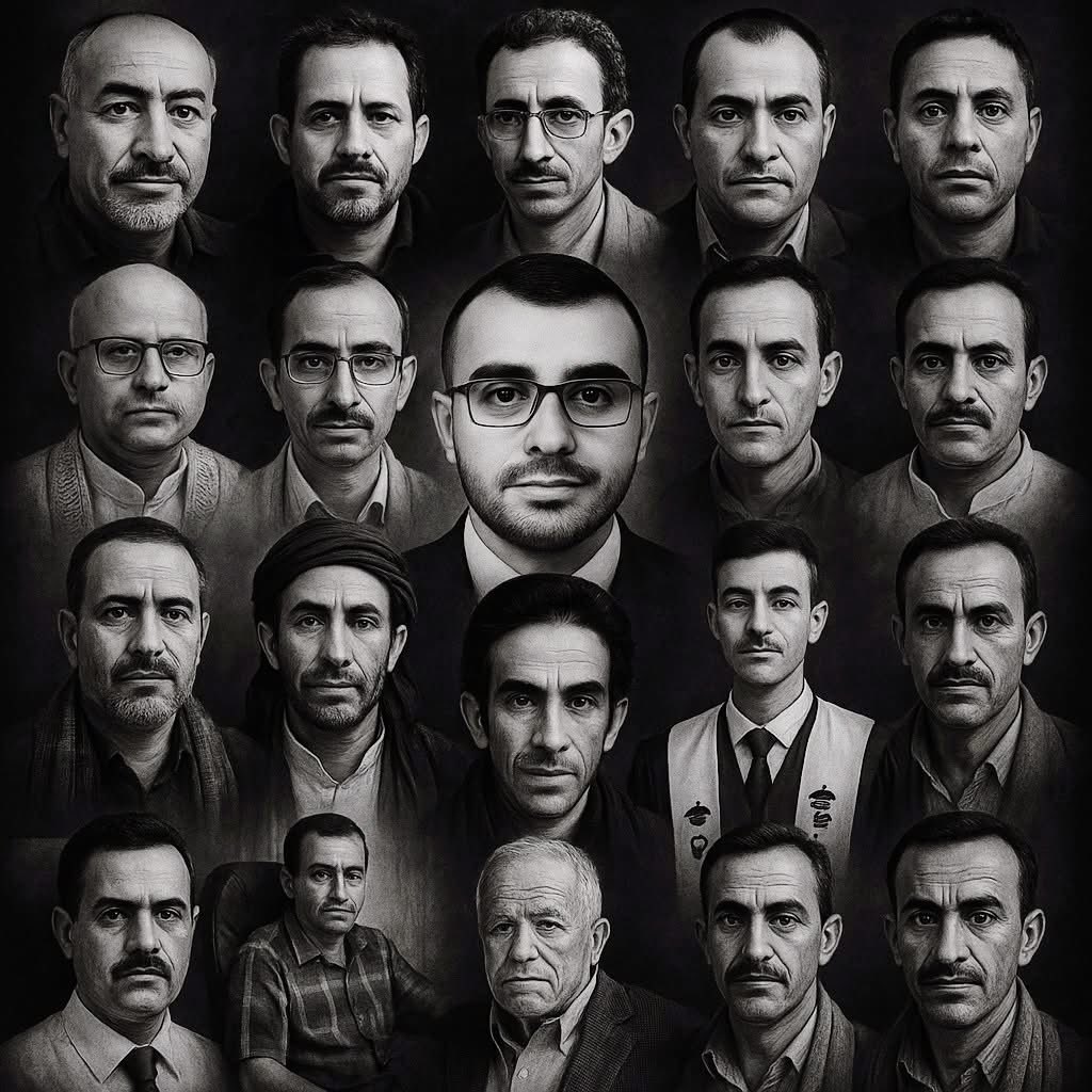 آخر إحصائية بأسماء الصحفيين الذين استشـ...هدوا جراء العـ.ـدوان الإسرائـ... يلي على مقر #صحيفة_26_سبتمبر وصحيفة اليمن الأربعاء الماضي:

1.الصحفي عباس الديلمي، 
2.الصحفي عبدالعزيز الشيخ، 
3.الصحفي يوسف شمس الدين، 
4.الصحفي عبدالله مهدي البحري، 
5.الصحفي محمد العميسي،
6.الإعلامي