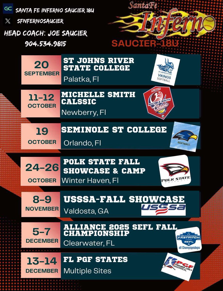 Come check us out and be part of our great family. <a href="/FeNowling/">Santa Fe Inferno-Nowling</a> <a href="/sfnfernosaucier/">Santa Fe Inferno Saucier</a>