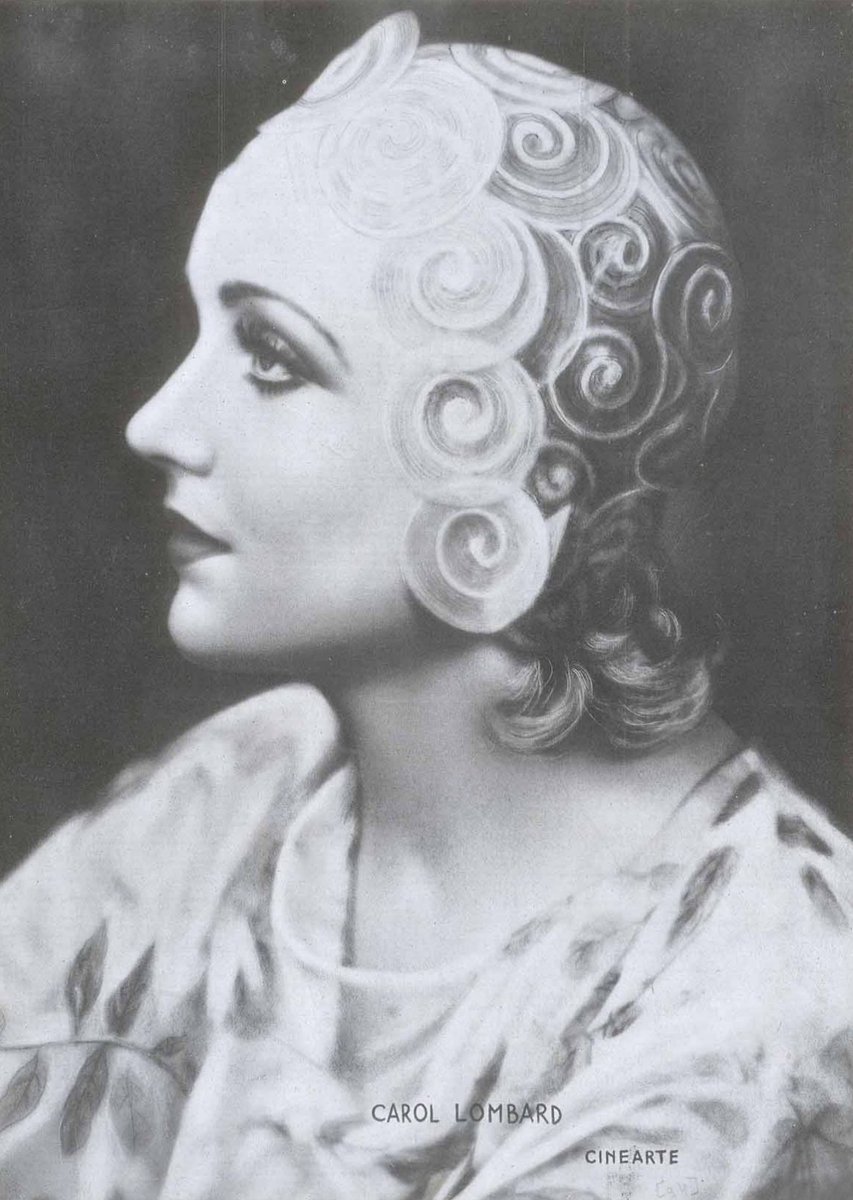 RomanPBone1's tweet photo. Carole Lombard in a portrait from Brazilian film magazine, CINEARTE, 1930. https://t.co/HC8jgcsakt