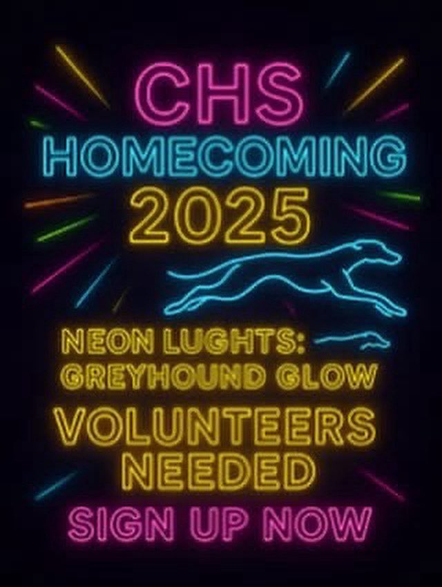 Volunteers Needed for CHS Homecoming 2025! ✨
Our biggest event of the year is coming up — the Carmel High School Homecoming Dance &amp; Activities on Saturday, Sept. 27, 2025 🎉💙💛
We need amazing parents to help with:
📦 Friday Night Transport Crew (after the football game)
🎈