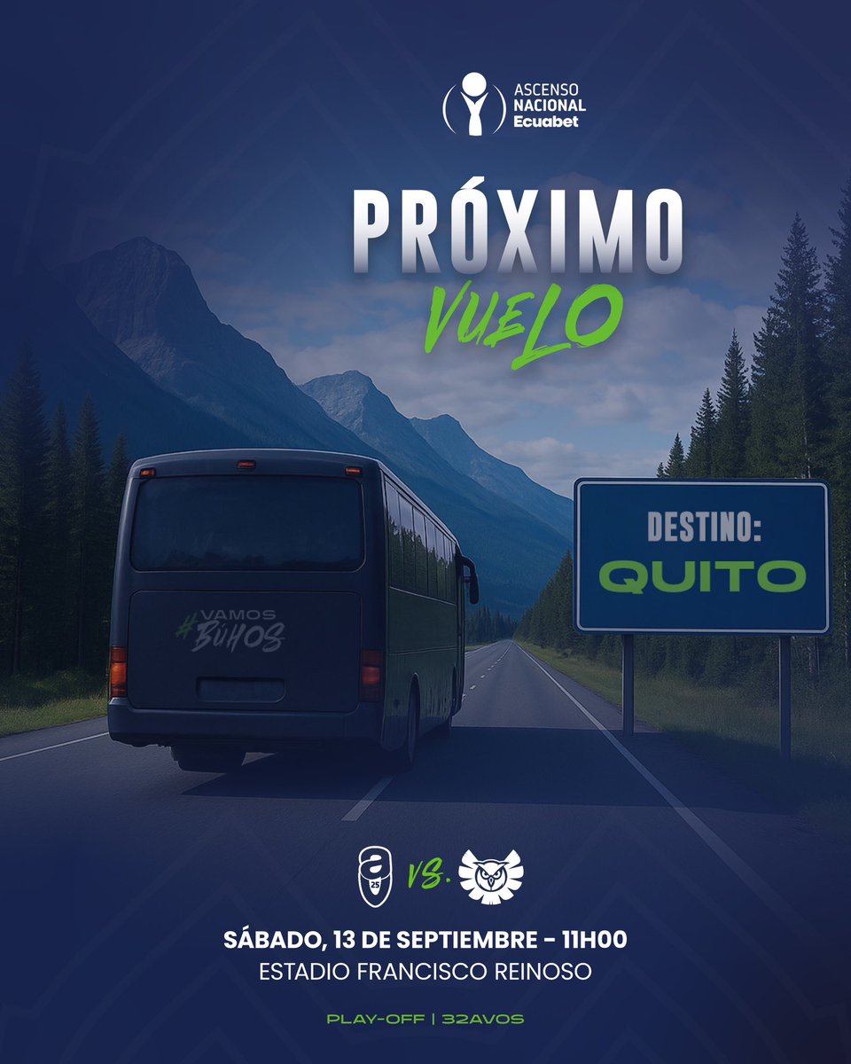 ¡La BÚHONETA calienta motores! ⚙️🔥

Listos para volar por las alturas de Quito. 🦉🏔️

#VamosBúhos #SomosloQueHacemos