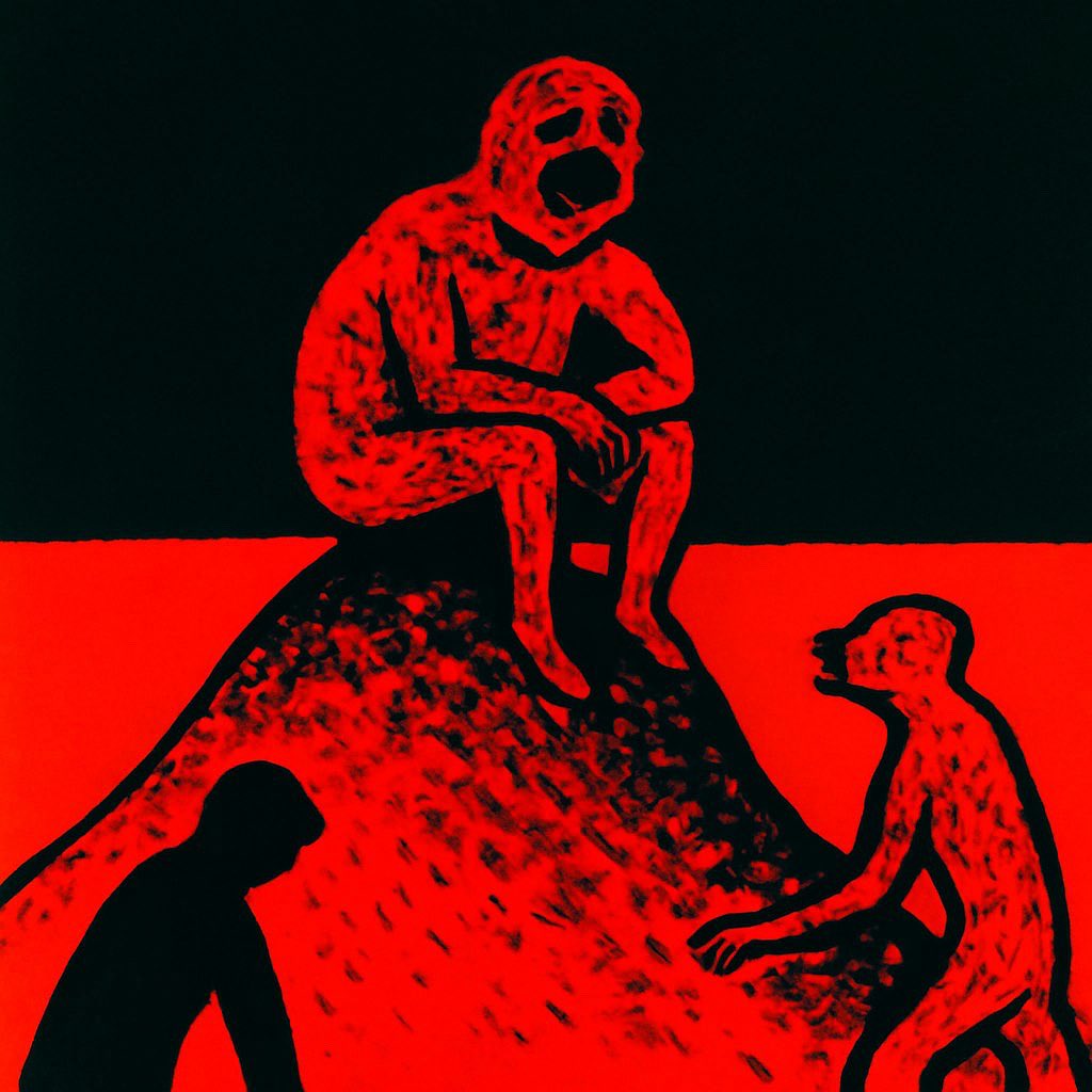 Царь горы IIII

Работа входит в серию «Фразеологизмы».

#царьгоры
#фразеологизмы
#neuropila 
#нейропила 
#рпарт
#современноеискусство 
#contemporaryart