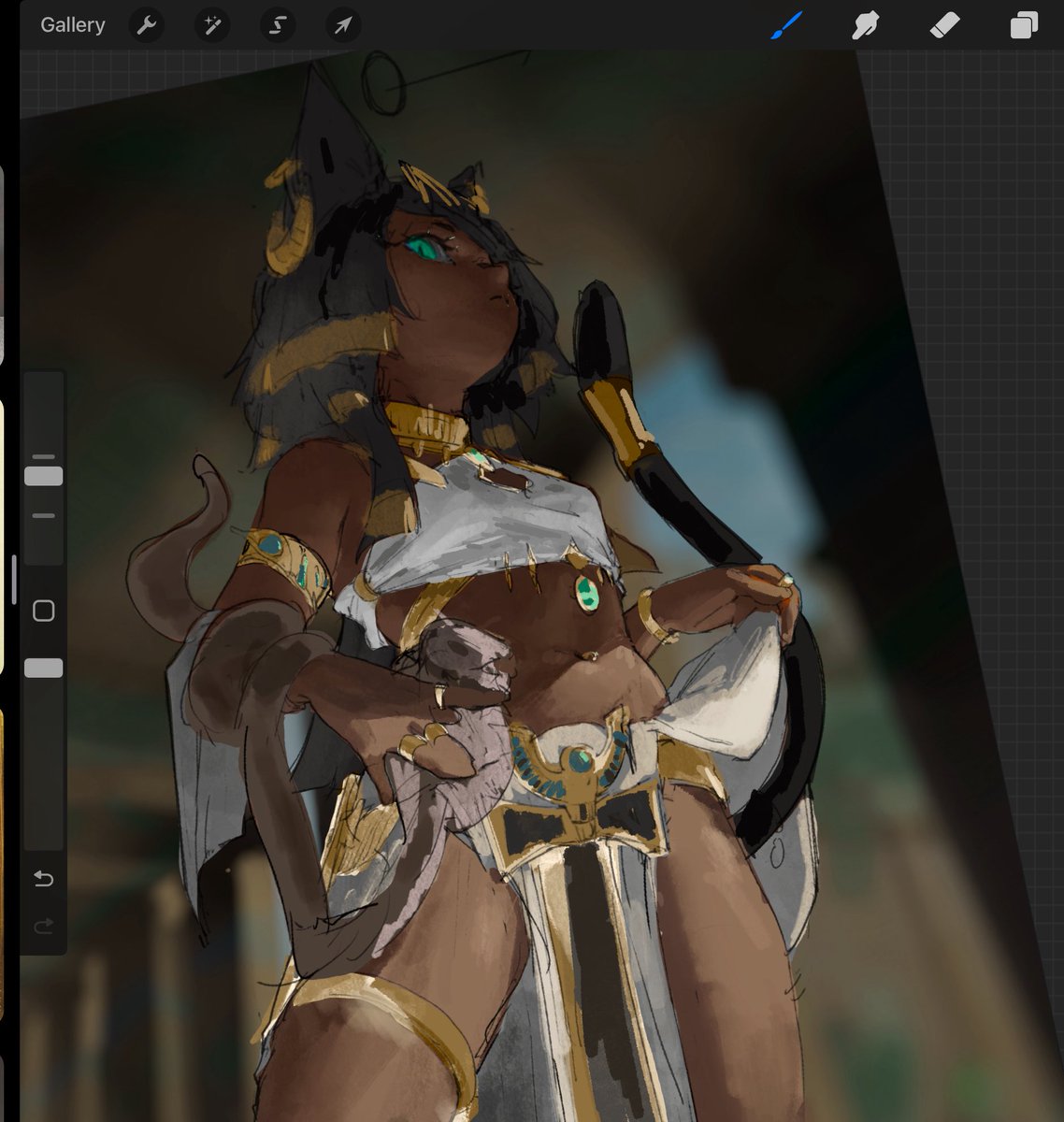 struggling to get the shading right…gonna hv to redo the belly
