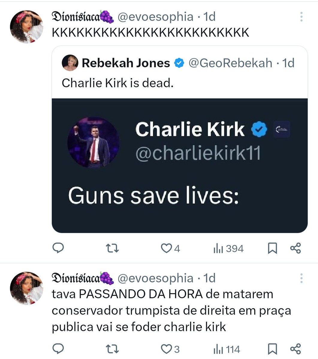 Mais uma destilando odio e desejando mal.