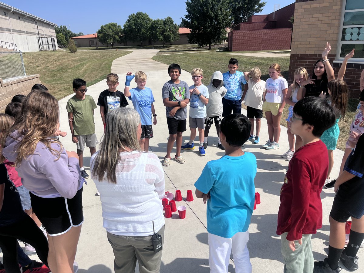 Champ SPOTlight- Cedar Hill’s students in Mrs. York’s class engaging in team building and problem solving!