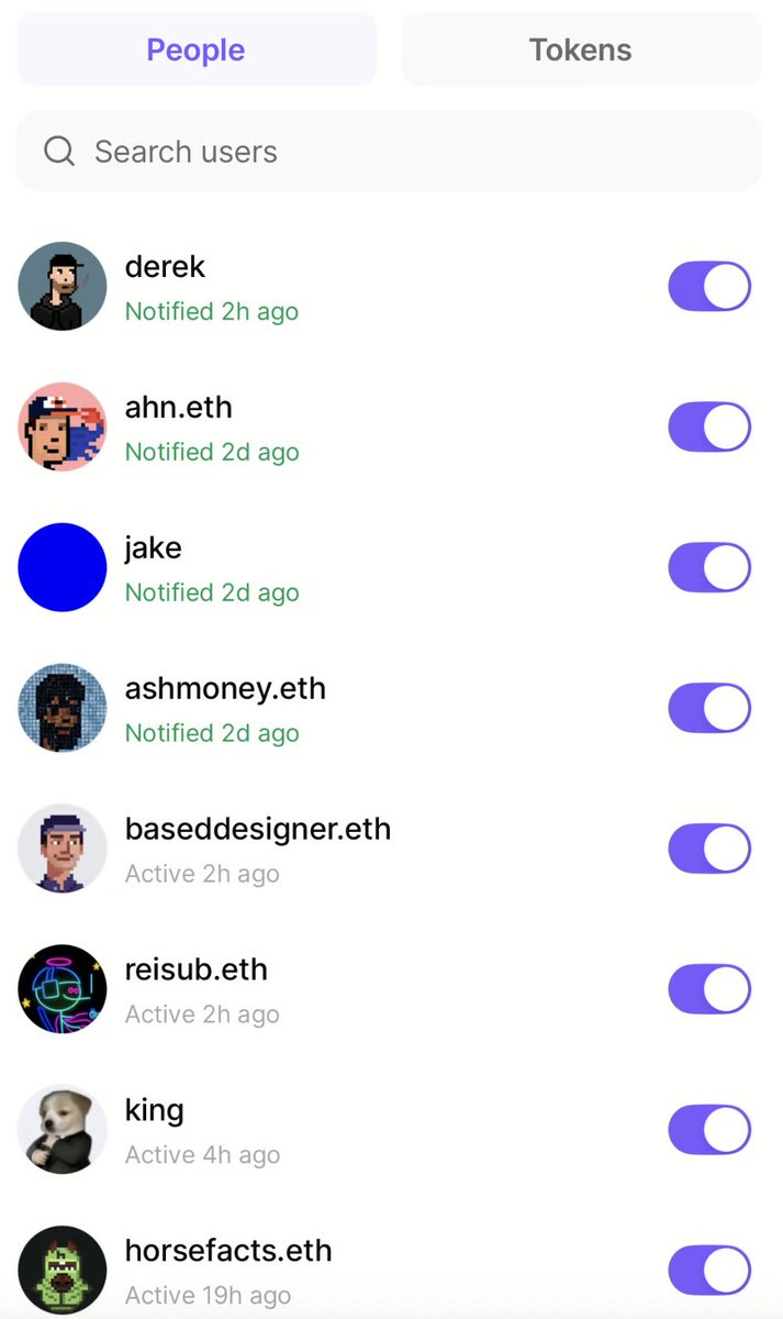farcaster_xyz's tweet image. Farcaster now has Token and Trade Alerts!

Follow your favorite traders and get notifications within seconds of them making a trade, or set up custom price alerts to know when to buy/sell a token! On Base and Solana