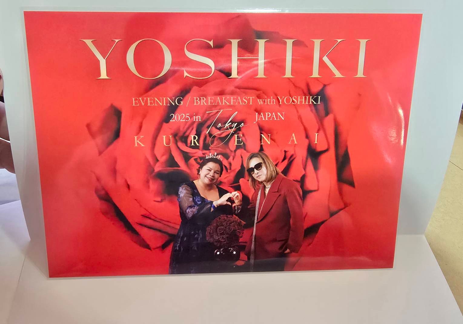 お土産一式　YOSHIKI EVENING/BREAKFAST 2025 EVENING / BREAKFAST with YOSHIKI 2025 in TOKYO JAPAN KURENAI