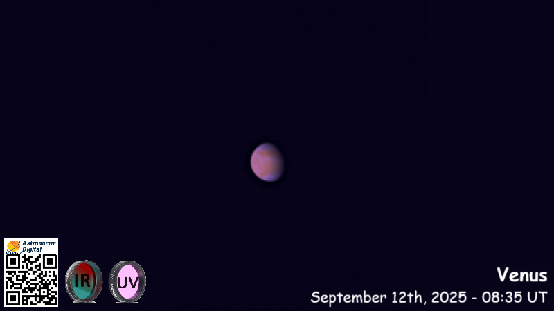 📏212 millones de kms.
🔭Newton D254/F1200mm f/4
📸ZWO ASI 178MM 🐒
🫧Baader IR Pass (685nm) + P. One UVenus
💾ASI Studio + AstroSurface + GIMP 
#cielosESA #Astrophotography <a href="/PlanetarioMad/">Planetario de Madrid</a> <a href="/ObservaUCM/">Observatorio UCM</a> <a href="/ObsCalarAlto/">Observatorio Astronómico de Calar Alto</a> <a href="/IAC_Astrofisica/">IAC Astrofísica</a> <a href="/apod/">Astronomy Picture of the Day</a> <a href="/apod_daily/">Astronomy Picture of the Day</a> <a href="/IGN_RObsMadrid/">Real Observatorio</a> <a href="/Jessica_BC1/">Jessica Baquerizo</a>