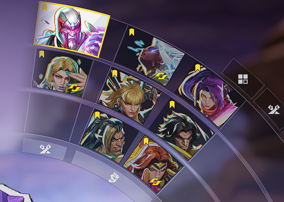 Bobligoo's tweet photo. This 'Strike Squad' feature thing is neat. Look how cute they are, all grouped together! #MarvelRivals #xmen https://t.co/qwuFXdScc9