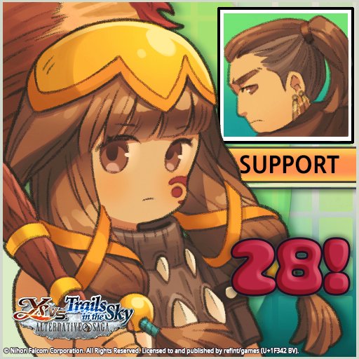 Only 28 days left until Ys vs Trails in the Sky: Alternative Saga launches digitally on 10.10.2025!

Featuring art drawn by Fluffy Animal from <a href="/studiopomss/">Studio Pom</a>!