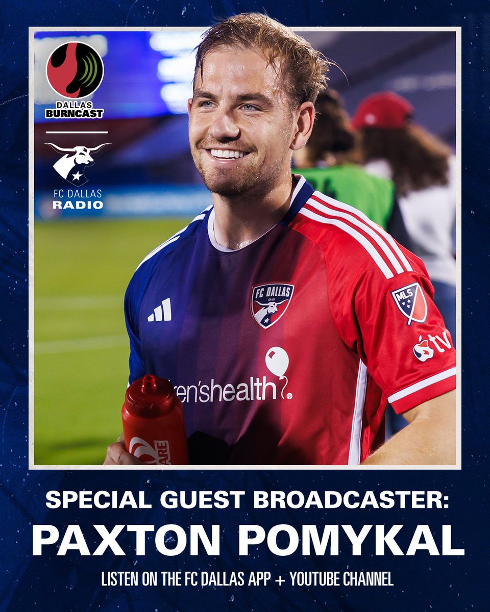 A special guest on the FC Dallas Radio Network tonight!

Listen to the game on the FC Dallas App, Youtube, and as the alternate commentary option on MLS Season Pass. Pregame coverage starts at 7:00!  

📺 bit.ly/RadioPax