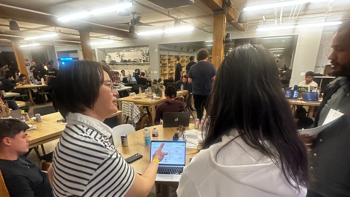 0X_CryptoValley's tweet image. Attended @xAI + @vercel Hackathon @xAI HQ — built a project in just 3 hours using v0 + xAI.
Had an awesome convo with Guillermo Rauch (@rauchg), CEO of Vercel.
Presented to the judges, caught great demos, and walked away inspired. 
#vibecoding  #v0 #xAI #Vercel #BuildInPublic