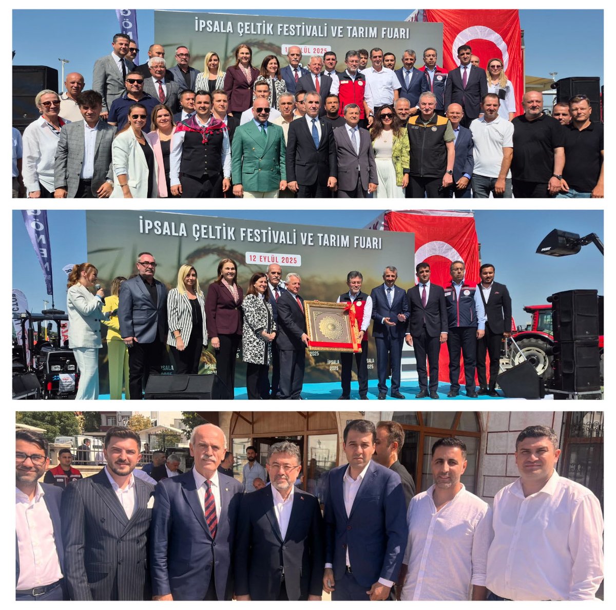 İPSALA Çeltik Festivali ve Tarım Fuarının Açılışını Bakanımız Sn. İbrahim YUMAKLI ile Birlikte Gerçekleştirdik.