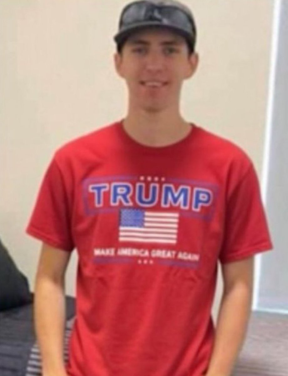 Looks to me like he’s a Trump supporter-