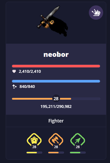 tfNeobor's tweet photo. @_RadiantZ @Immutable @RavenQuestGame this idle game is pretty interesting. I do miss the market a bit, but I’m enjoying it. https://t.co/Kp7kqzTvLR