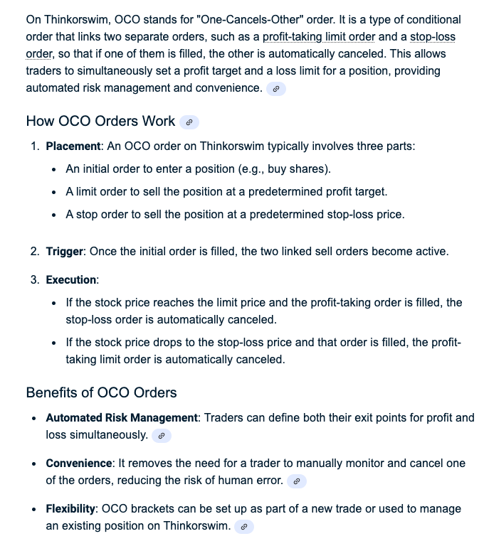 moneytingzz123's tweet image. TIP OF THE DAY 🍻 
Have you heard of BRACKET ORDERS?

Set up buy order, sell order and stop loss at the same exact time. 

In this specific example below, this is for Think or Swim (Charles Schwab Trading Platform).

When you go to create buy order, go to more options, create…