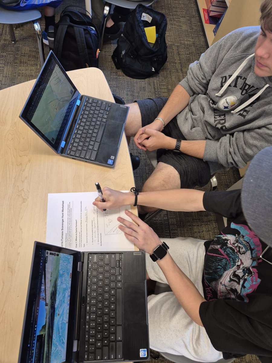 Honors Integrated students investigate <a href="/CarrieFurnaces/">Rivers of Steel</a> as we prep for our on-site visit next week! #PBL #scavengerhunt We are excited to, again, partner with Dr. Kirsten Paine and her crew at Rivers of Steel!! <a href="/hilltopspartan/">Montour High School</a> <a href="/carrie_woodard_/">Carrie Woodard, NCC, NCSC</a>