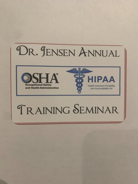 ccrandall_dds's tweet image. Thanks to @JensenSmiles for once again sponsoring our annual OSHA training! #everlearning