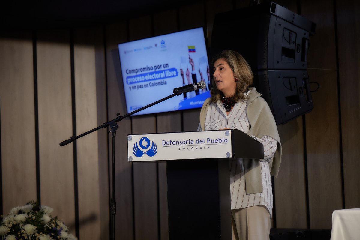 DefensoriaCol's tweet image. La Secretaria General Adjunta de la @OEA_oficial, @Lauraggils, reafirmó su respaldo y advirtió:

“Las mujeres son a menudo víctimas de ataques por motivos de género y dobles estándares. El juego limpio es garantizar que hombres y mujeres compitan en igualdad de condiciones. Desde…