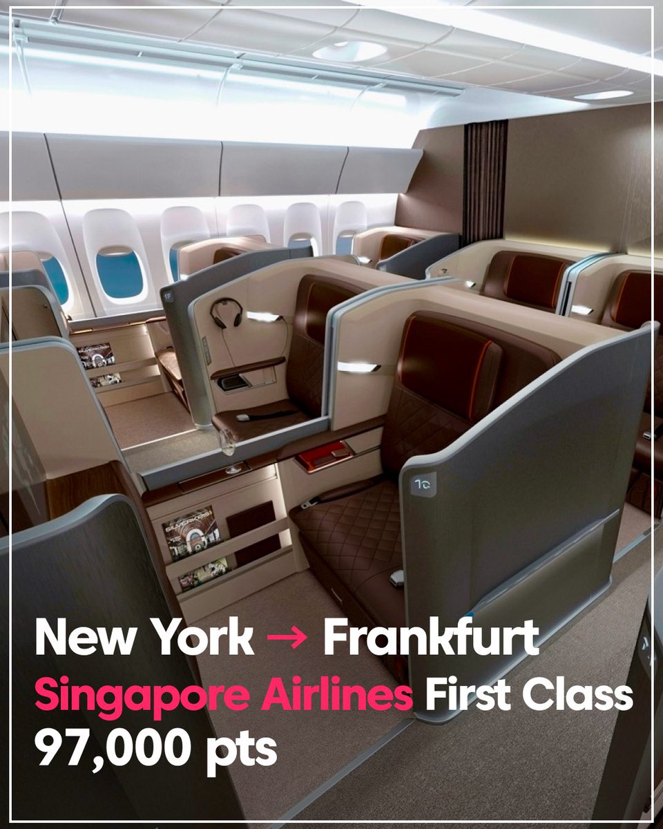 98,400 pts Emirates Business Class from New York to Athens on 9/16/2025 Redeem via Qantas

60,000 pts KLM Business Class from Boston to Amsterdam on 11/9/2025 Redeem via Flying Blue

60,000 pts KLM Business Class from Chicago to Amsterdam on 1/4/2026 Redeem via Flying Blue