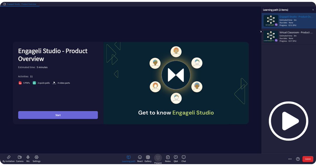 Engageli tweet media