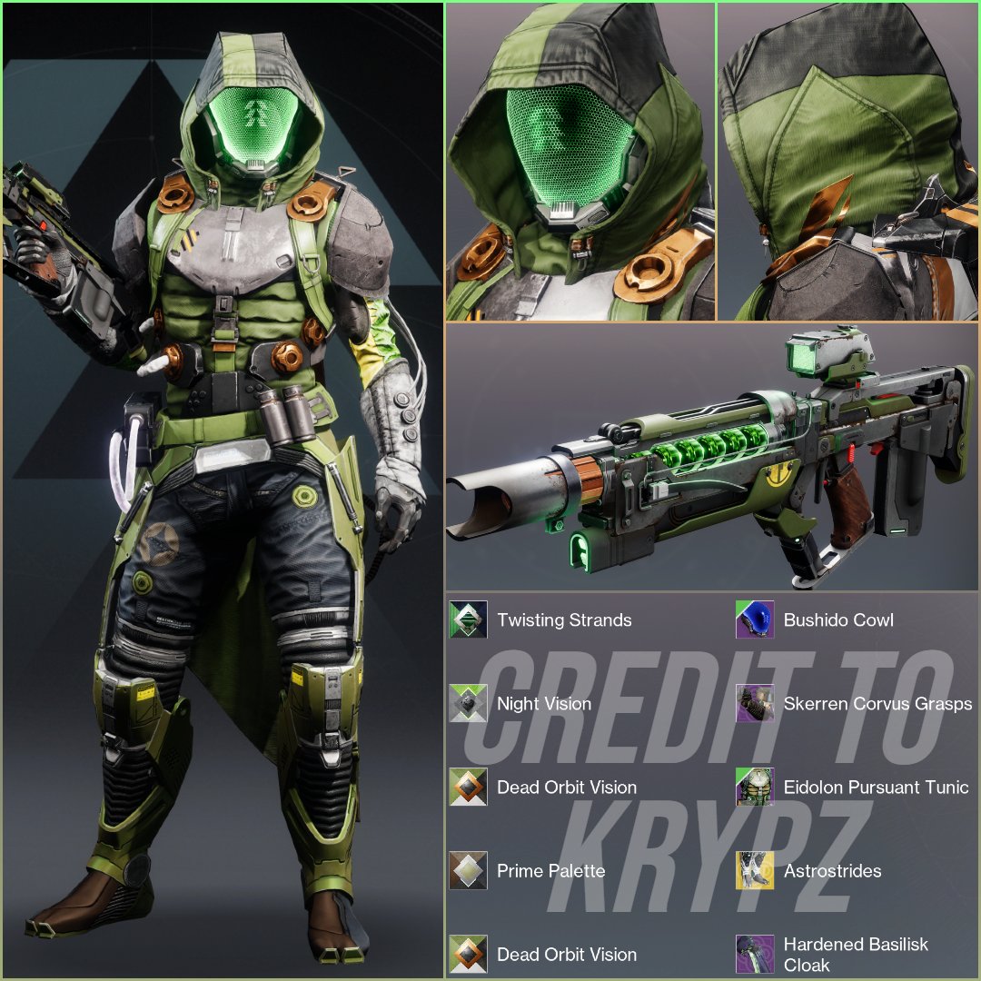KrypzYT's tweet photo. My New Malpais Exotic Hunter Fashion!

Follow for more Destiny 2 Fashion! https://t.co/QMJUrBM4BX